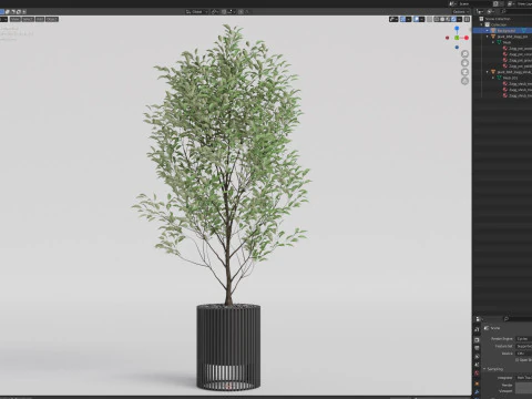 Pflanzensammlung 868 3D Modell