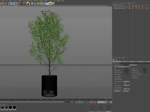 Pflanzensammlung 868 3D Modell