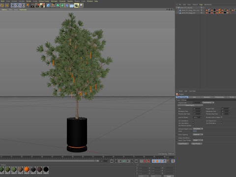 Plants collection 873 3D-Modell