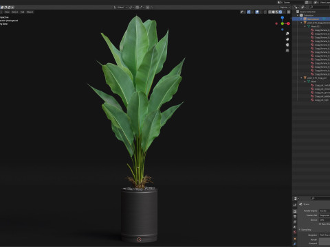 Plants collection 876 3D-Modell