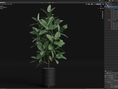 Plants collection 877 3D Модель