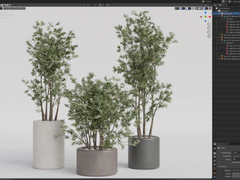 Plants collection 893 3D Model
