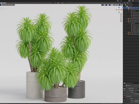 Plants collection 895 3D Model