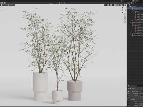 Plants collection 900 3D Модель