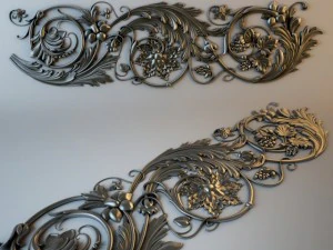 бароковий орнамент 3D Модель