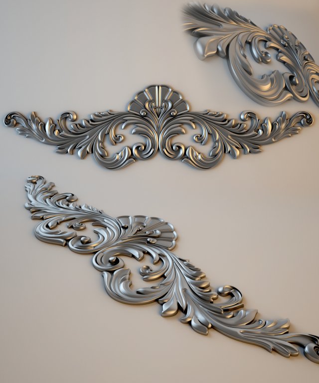 decor central Modelo 3D .c4d .max .obj .3ds .fbx .stl .blend 