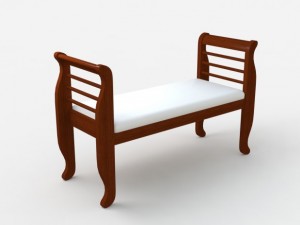 bench Modèle 3D