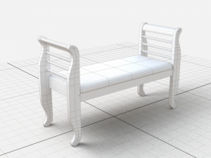 bench Model 3D