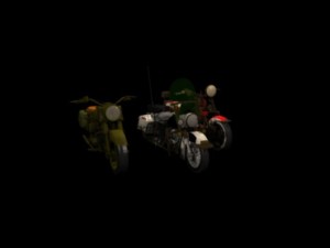 harley davidson 3 models 3D Модель