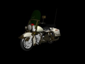 harley davidson 3 models 3D Model