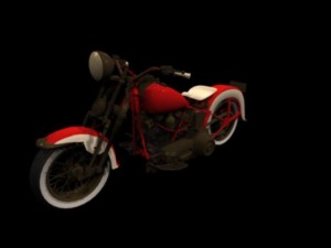 harley davidson 3 models 3D Model