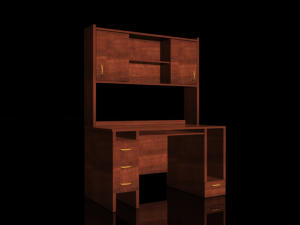 wooden table Model 3D