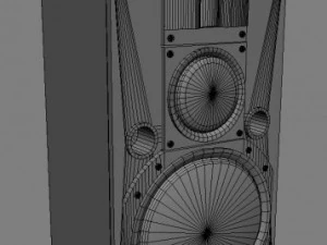 elettronica degli altoparlanti Modello 3D
