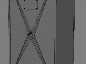 elettronica degli altoparlanti Modello 3D