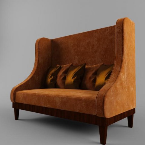 sofa 3D Model .c4d .max .obj .3ds .fbx .stl .blend 