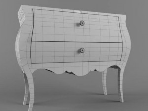 chest of drawers 3D Model