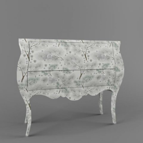 commode 3D Model .c4d .max .obj .3ds .fbx .stl .blend