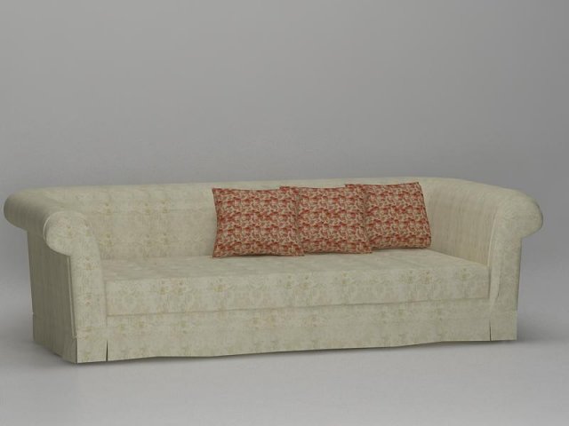 sofa 3D Model .c4d .max .obj .3ds .fbx .stl .blend 