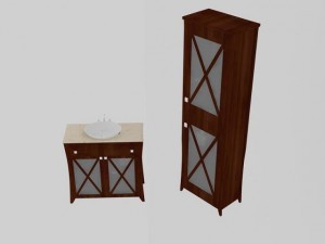 bathroom furniture 3D Model