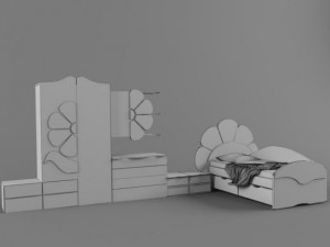 childrens furniture 3D Model