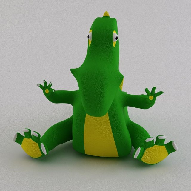 toy draco 3D Модель .c4d .max .obj .3ds .fbx .stl .blend 