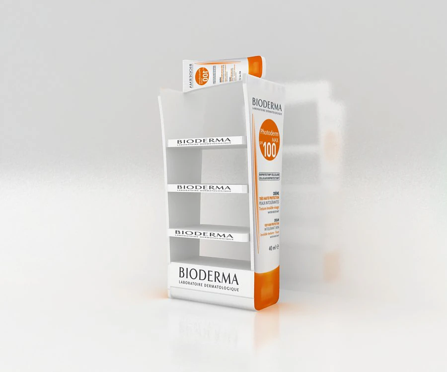 bioderma stand 3D Model .c4d .max .obj .3ds .fbx .stl .blend 