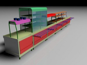 stand Modello 3D