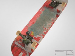 skateboard 3D 模型