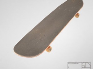 skateboard 3D 模型