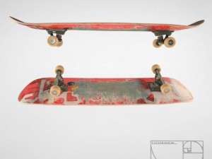 skateboard 3D 模型