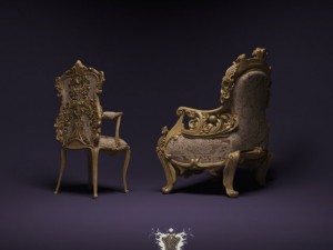 jumbo collection armchairs 3D Model