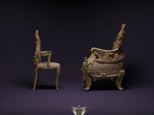 jumbo collection armchairs 3D Model
