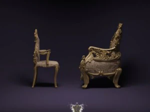jumbo collection armchairs 3D Model