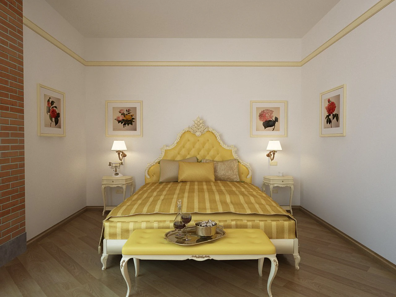 bedclassic 3D Model .c4d .max .obj .3ds .fbx .stl .blend 