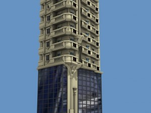 royal building Modèle 3D