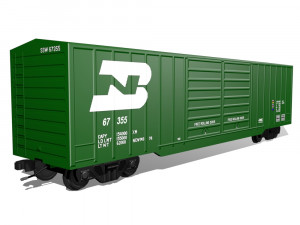 rail car 3D Model