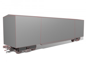 rail car 3D Model