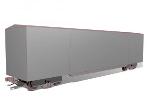 rail car 3D Model