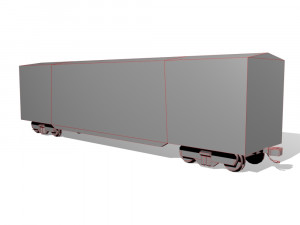 rail car 3D Model