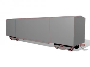 rail car 3D Model