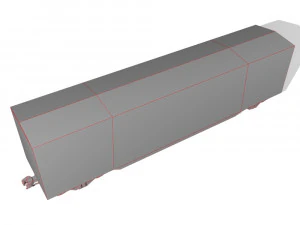 rail car 3D Model