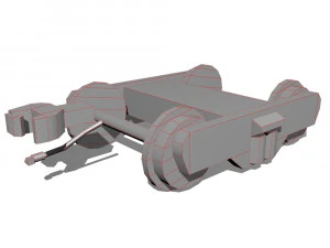 rail car 3D Model