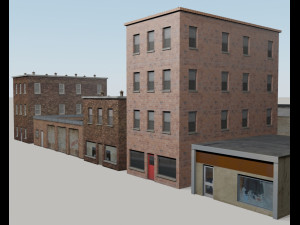 old buildings 3D Model