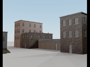 old buildings 3D Model