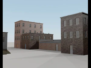old buildings 3D Model