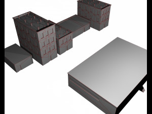 old buildings 3D Model