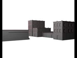 old buildings 3D Model