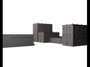 old buildings 3D Model