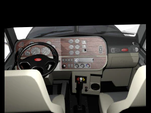 386 semi truck 3D Model