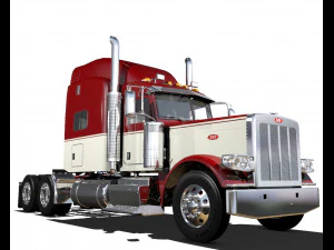 389 semi truck 3D Model
